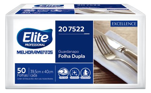 Guardanapo Elite Folha Dupla 50 Folhas