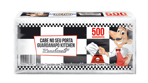 Refil Guardanapo Kitchen Lanchonete 500 Folhas