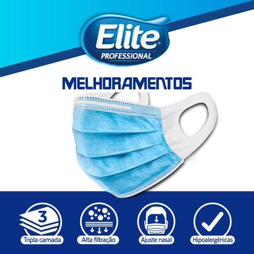 Mascara Cirurgica Descartável  Elite  8 Unidades