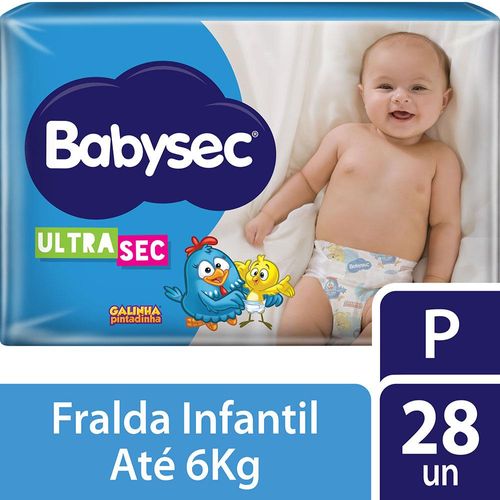 Fralda Baby Ultra Jumbo P 28 Unidades