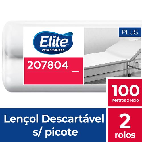 Lençol de Papel Elite Folha Simples Plus 100 Metros