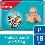 Fralda-Looping-Looney-Tunes-P-18-Unids