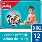 Fralda-Looping-Looney-Tunes-Xxg-12-Unids