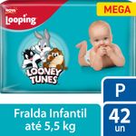 Fralda-Looping-Looney-Tunes-P-42-Unids