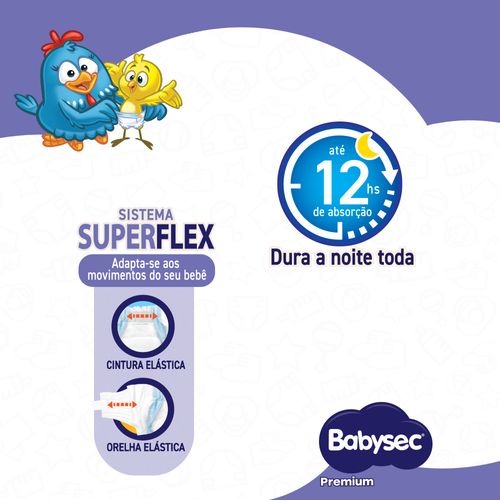 Fralda Babysec Premium Mega P 34 Unidades