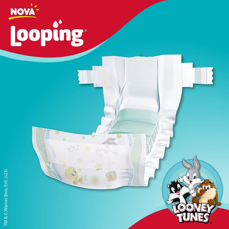 Fralda-Looping-Looney-Tunes-P-18-Unids