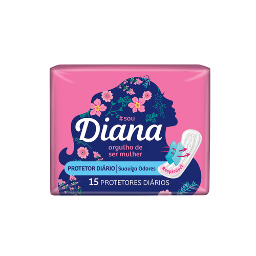 Protetor Diário Diana 15 unidades