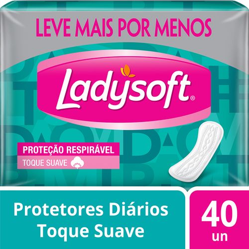 Protetor Diário Ladysoft 40 Unidades