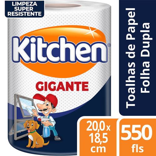 Papel Toalha Kitchen Folha Dupla 550 Folhas